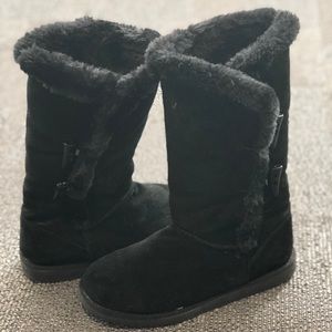 Women’s Black Fur Winter Boot